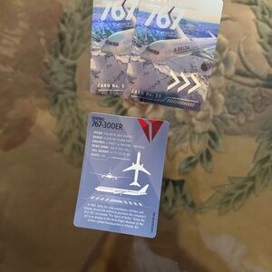 Delta 767-300ER Aircraft Card Set